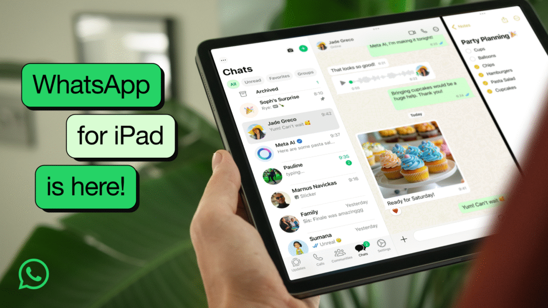WhatsApp Officially Launches Long-Awaited iPad App After 16 Years